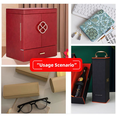 Phong cách hoa PVC da nhân tạo hộp ví giày dép Ntoebook vải da giả