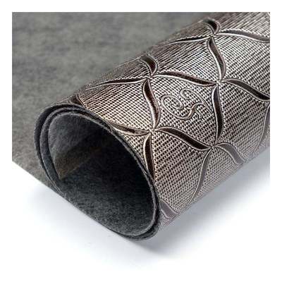 Đặt bán buôn Pvc Mẫu hình học rực rỡ Mẫu da nhân tạo Bao bì da tổng hợp Hộp ví sổ tay giả vặt vải da