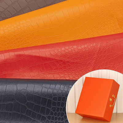 Pvc cá sấu hạt da tổng hợp ví vỏ giày Notebook vải da