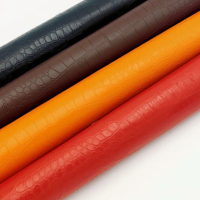 Pvc cá sấu hạt da tổng hợp ví vỏ giày Notebook vải da