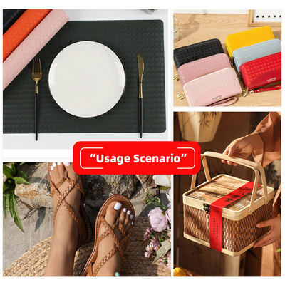 Pvc kim loại bóng rực rỡ hình dáng dệt nhân tạo da tổng hợp để đóng gói ví hộp giày Notebook vải da giả