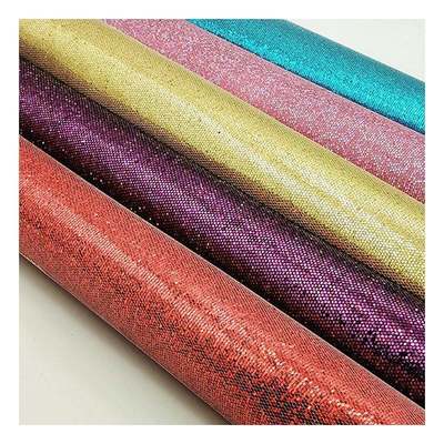 Sản phẩm bán buôn Mesh Glitter Fabric Synthetic Artificial Fux Leather Giày giày điện thoại Shell Vanity Case túi xách sổ tay vải da