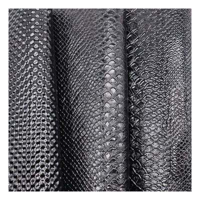 Da bóng cao cấp Họa tiết PVC Giả da Họa tiết Động vật Giày Túi và Túi Vải giả da