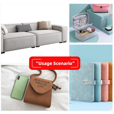 PU Frosted Yangbuck Nubuck Grain Synthetic Leather cho túi giày ví trang trí sổ tay Case Fabric Da giả