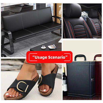 Flame Retardant and Eco Friendly PVC Leather for Bags Customizable in 54/55" Width and 0.5-1.0mm Thickness