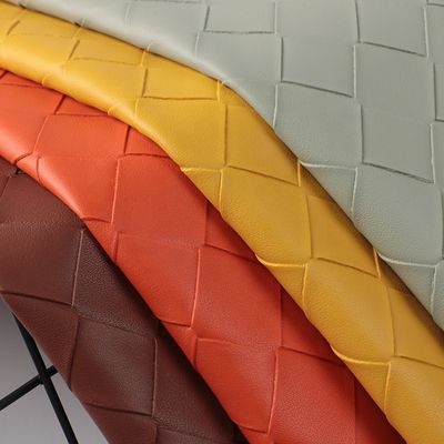 1.1mm Thickness 54/55" Width PVC Leather with 75 Colors for Placemat Decorate Sofa Handbag Faux Leather Fabric