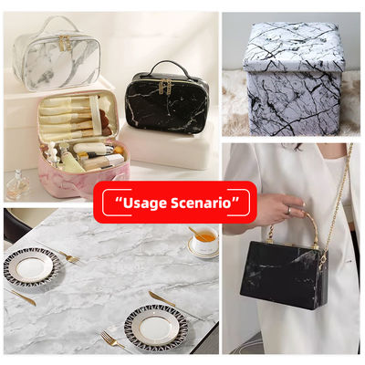 Da PVC được in hạt mạ bằng vỏ đệm nhọn hai màu trong 20 màu cho túi và ví