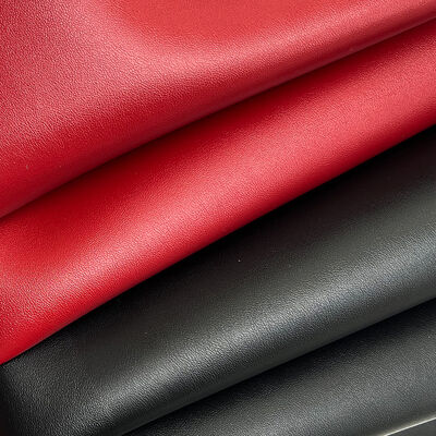 Da nhân tạo PVC vân cừu hai mặt co giãn chống thấm nước làm vật liệu trang trí túi, thảm bàn, thắt lưng, giả da