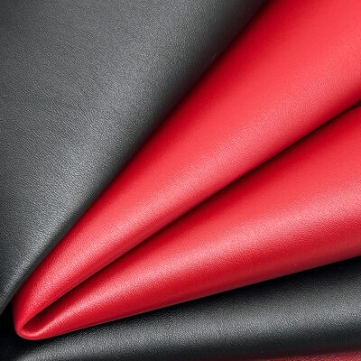 Da nhân tạo PVC vân cừu hai mặt co giãn chống thấm nước làm vật liệu trang trí túi, thảm bàn, thắt lưng, giả da