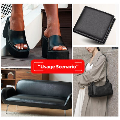 PVC Cowhide Grain Synthetic Artificial Lining Leather for Bag Sofa Luggage Placemat Faux Leather Fabric