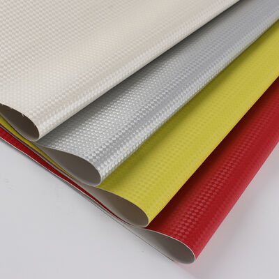 Elastic PU Carbon Fiber Straw Mat Grain Synthetic Leather for Clothing Bags Earphone Sleeve Box Faux Leather Fabric