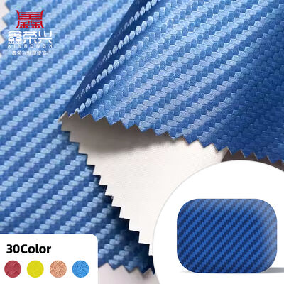 Kiểm soát nước Dây chống thấm PU Sợi cacbon Da tổng hợp cho quần áo Vỏ điện thoại Hộp tay áo Da giả bền đồ thủ công