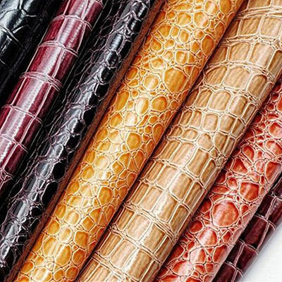Sản phẩm bán nóng PVC bóng mượt cao da tổng hợp hình đá đúc cho giày túi sổ ghi chép đồ nội thất sử dụng