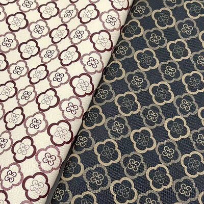 PVC tổng hợp vải da nhân tạo 4 lá hoa cúc in túi lót chống nước bao bì điện thoại Shell sofa