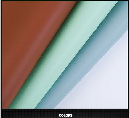 Semi PU 1.3mm Grind Arenaceous Grain Synthetic Leather Wallet Case Shoes Notebook Table Mat Vải da