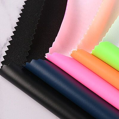 Spandex kéo dài hai chiều đàn hồi PU 527Abrazine hạt da tổng hợp vải da giả cho túi quần hộp tay cầm tai nghe