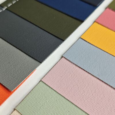 0.7mm Texture Fabric Synthetic Leather PVC Leather Roll for Bags Furniture Nội thất ô tô 1,6m Width