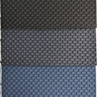 Kết cấu dệt cuộn PVC da tổng hợp với mặt sau bằng vải lưới cho túi xách Ví nội thất