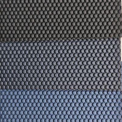 Hexagon bóng rổ nổi Texture PVC Da tổng hợp cuộn da nhân tạo cho túi đồ nội thất xe hơi