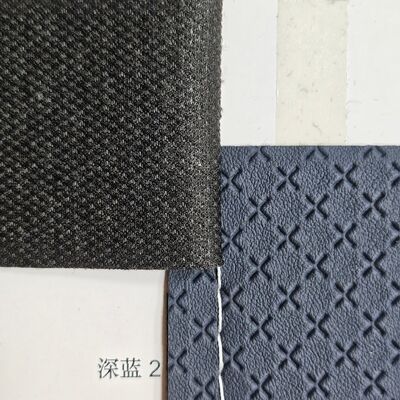 Hexagon bóng rổ nổi Texture PVC Da tổng hợp cuộn da nhân tạo cho túi đồ nội thất xe hơi