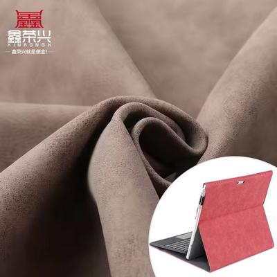 PU Frosted Yangbuck Nubuck Grain Synthetic Leather cho túi giày ví trang trí sổ tay Case Fabric Da giả