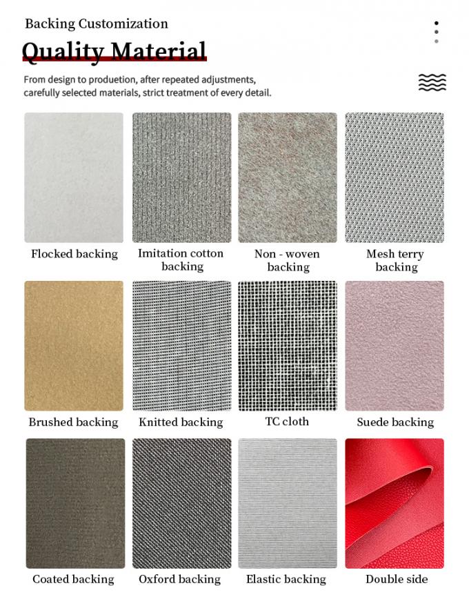 Sản phẩm bán nóng PVC Các mô hình hạt Lychee nhân tạo Da tổng hợp Giá rẻ Ghế ghế sofa Giày chân xe Mat Da giả 2