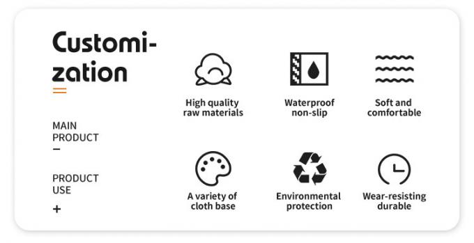 Semi PU 1.3mm Grind Arenaceous Grain Synthetic Leather Wallet Case Shoes Notebook Table Mat Vải da 4