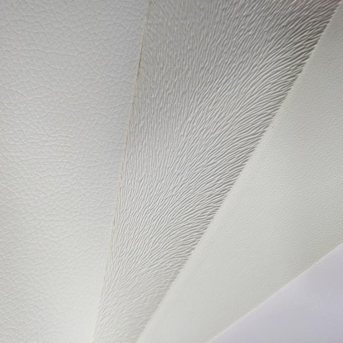 Pvc màu trắng in ấn kỹ thuật số Da nhân tạo tổng hợp cho túi sổ tay điện thoại Shell Table Mat Fabric Da giả 7