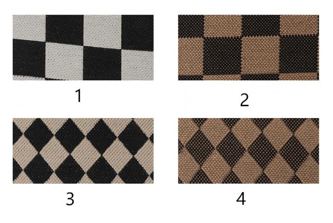 Vải lanh sọc caro d&agrave;y 1.0mm Chống thấm nước co gi&atilde;n c&oacute; l&ocirc;ng cho ghế sofa, t&uacute;i x&aacute;ch, d&acirc;y an to&agrave;n &ocirc; t&ocirc;, mặt sau dệt giả da 11