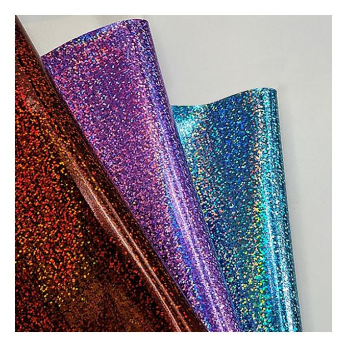 Pu Holographic Mirror Da Big Glass Pattern Grain Mirror Synthetic Artificial Fux Giày giả vờ túi xách da vải 8