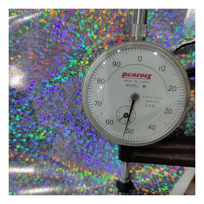 Pu Holographic Mirror Da Big Glass Pattern Grain Mirror Synthetic Artificial Fux Giày giả vờ túi xách da vải 10