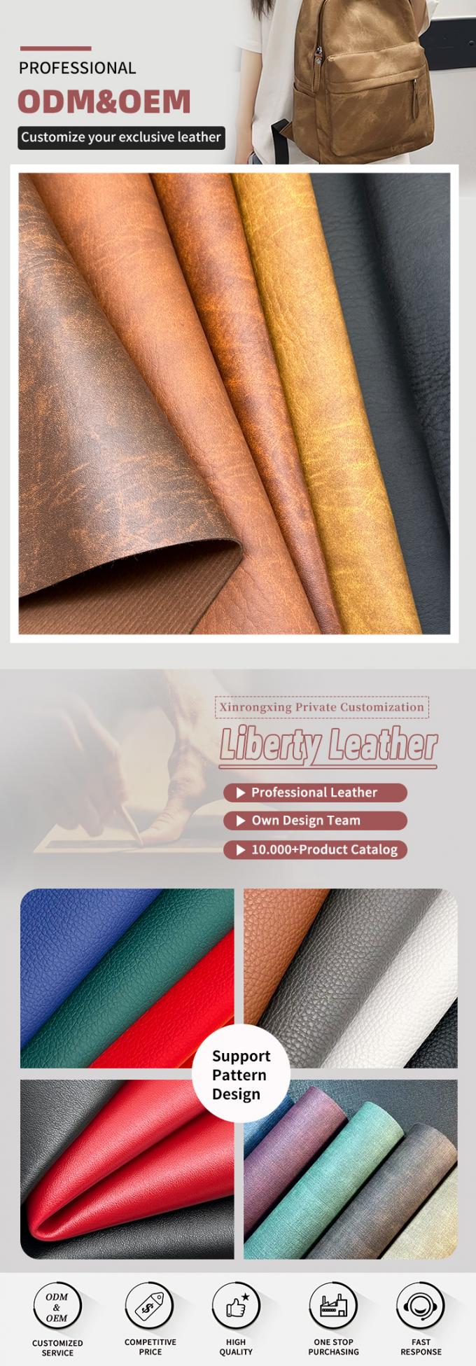 1.4mm PVC Elephant Texture Da nh&acirc;n tạo tổng hợp cho t&uacute;i v&iacute; đồ gia dụng ghế sofa Vật liệu da giả 4