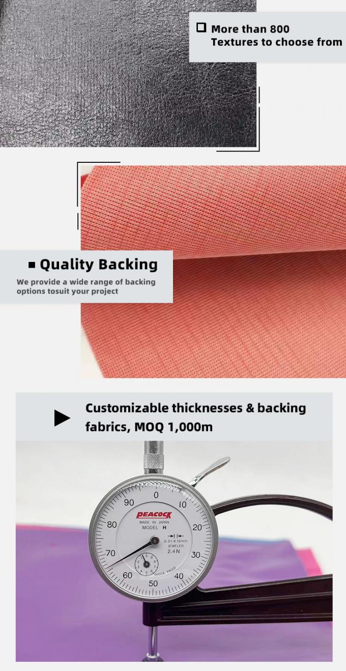 Vải da đan PVC cho đồ nội thất 57/58" chống thấm nước 5