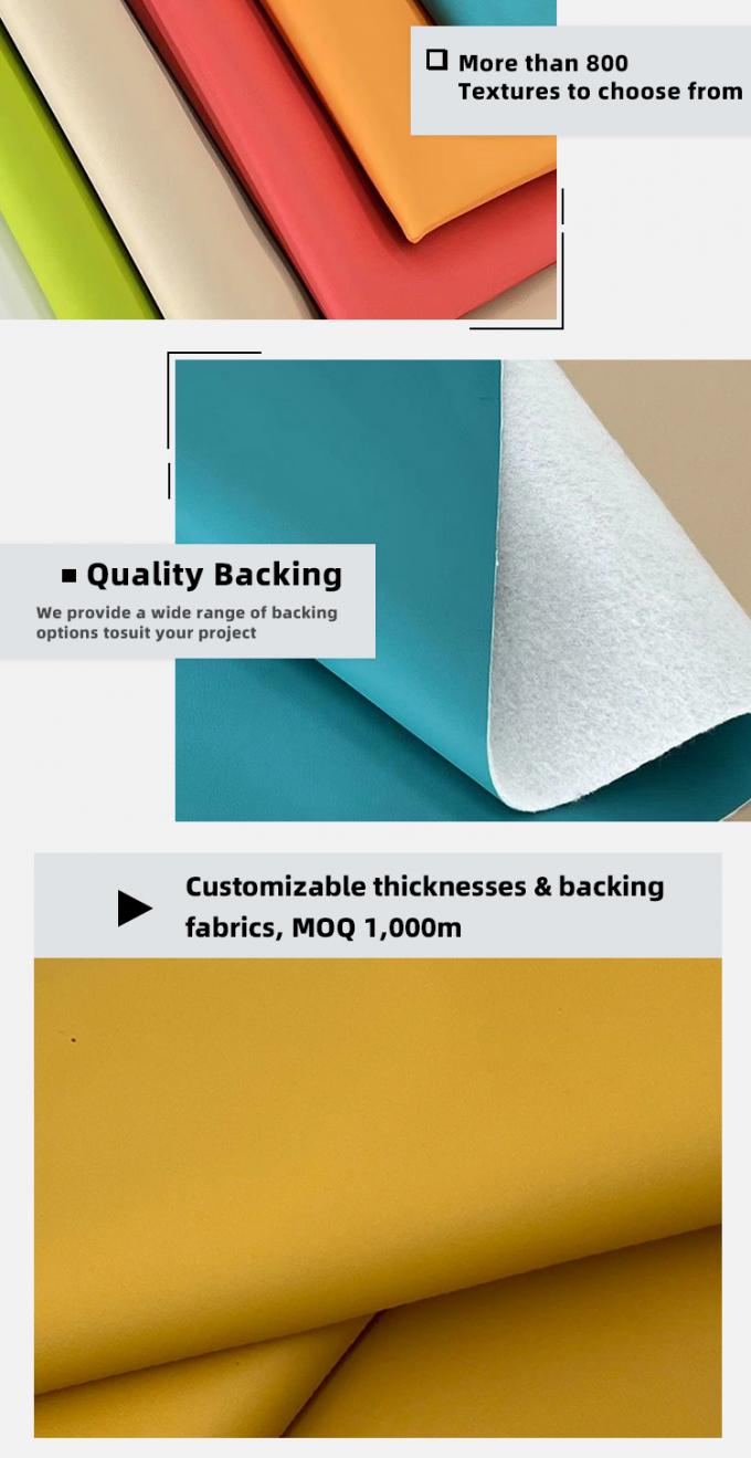 Vải da tổng hợp PVC cho bọc đồ nội thất rộng 54 inch 5