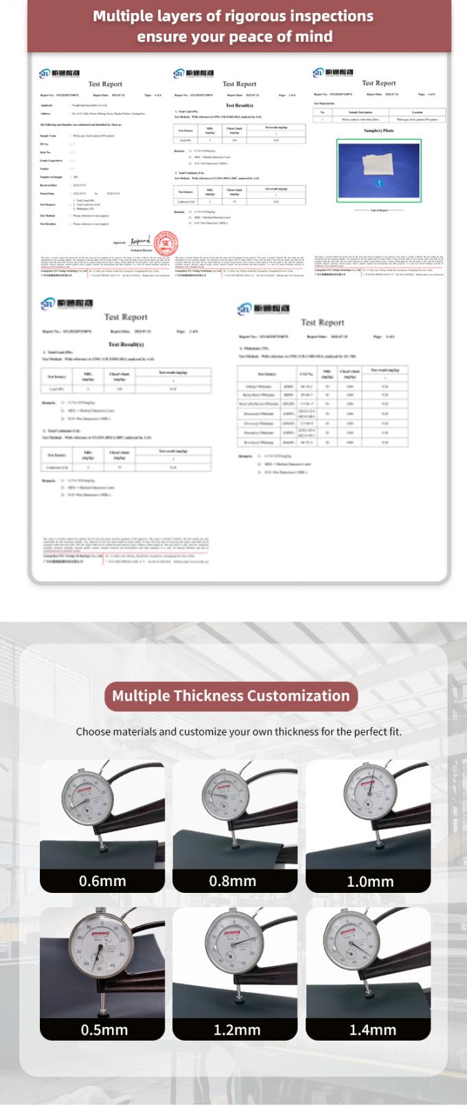Vải da tổng hợp mô hình hạt PVC cho ghế và đồ nội thất xe hơi 8