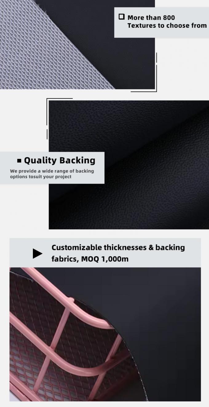 PVC pinhole grain leather for car seat covers - waterproof & abrasion-resistant - da đinh lỗ PVC cho nắp ghế &ocirc; t&ocirc; - chống thấm v&agrave; chống cạo 5