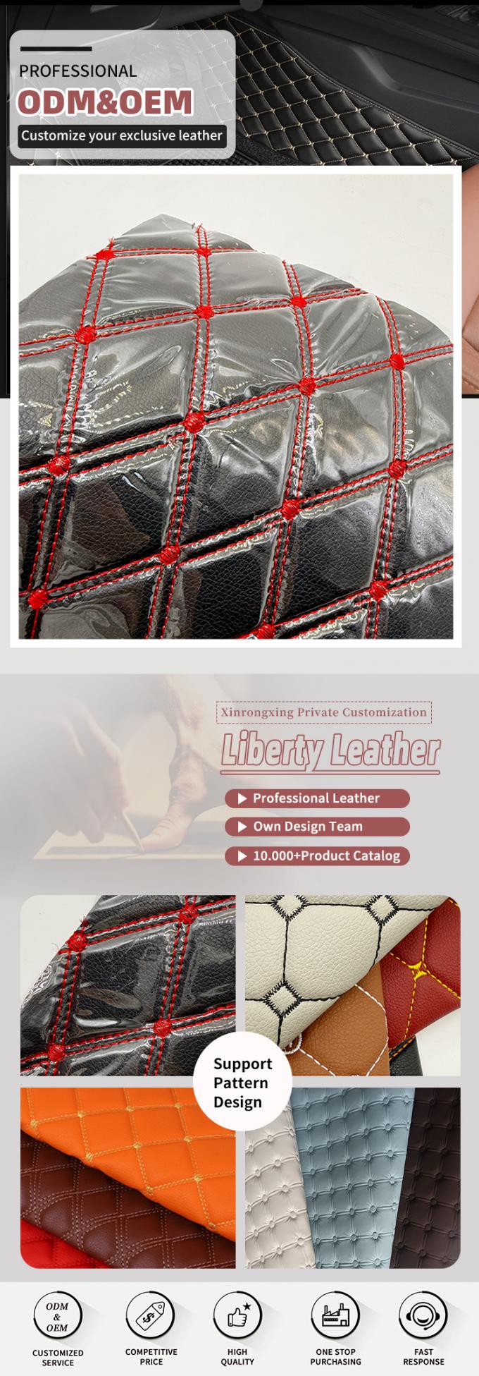 Đồ đạc xe ô tô da PVC tùy chỉnh 4.6mm dày với bút bọt Stretchy phù hợp phù hợp đúc ghế ô tô ghế sofa cho túi 4