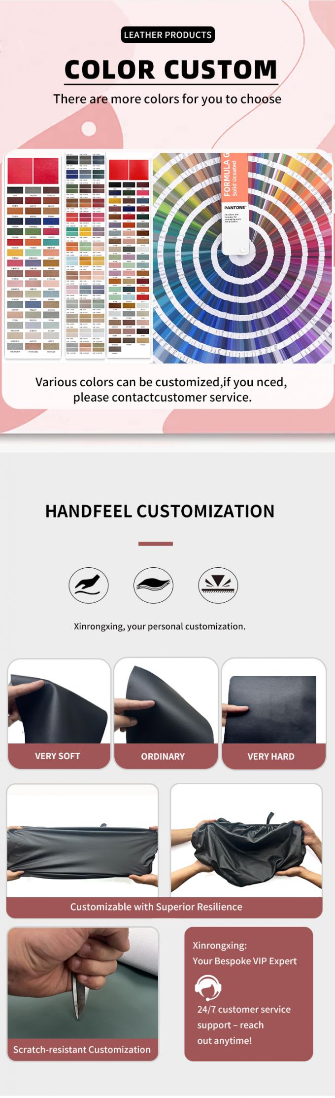 Đồ đạc xe ô tô da PVC tùy chỉnh 4.6mm dày với bút bọt Stretchy phù hợp phù hợp đúc ghế ô tô ghế sofa cho túi 5