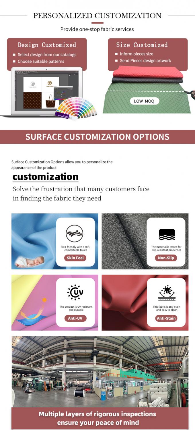 Đồ đạc xe ô tô da PVC tùy chỉnh 4.6mm dày với bút bọt Stretchy phù hợp phù hợp đúc ghế ô tô ghế sofa cho túi 6