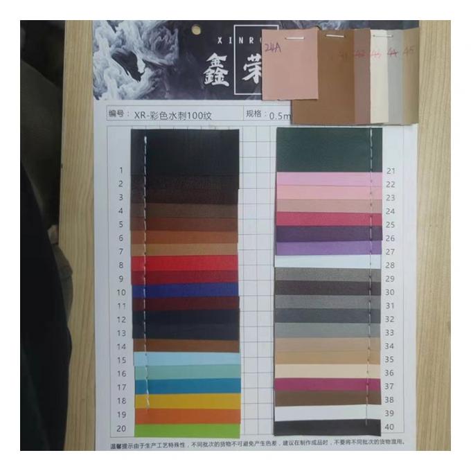 Vải da giả PVC b&aacute;n bu&ocirc;n cho v&iacute;, hộp, gi&agrave;y, sổ tay, họa tiết lỗ kim, da tổng hợp nh&acirc;n tạo 16