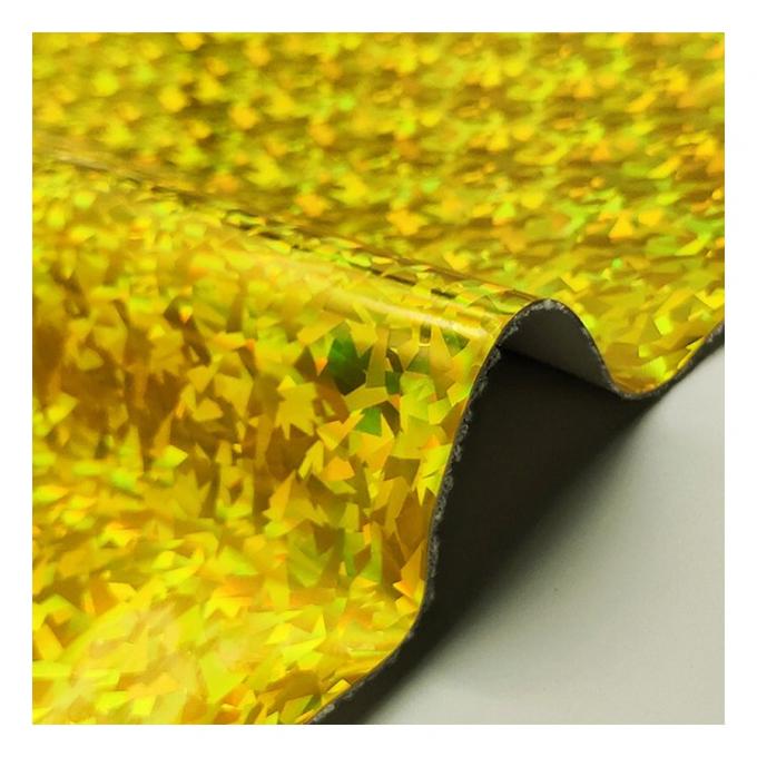 PU Holographic Mirror Synthetic Leather for Shoes Vanity Case Bag Notebook Faux Leather Fabric 12