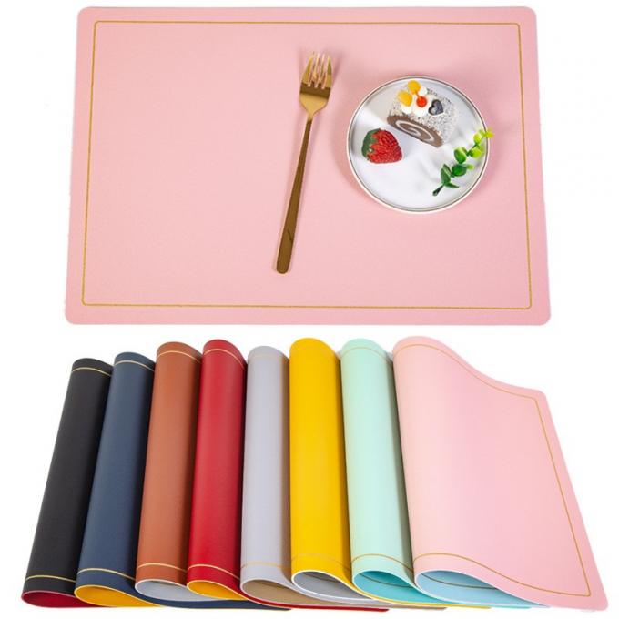 Semi PU 1.3mm Grind Arenaceous Grain Synthetic Leather Wallet Case Shoes Notebook Table Mat Vải da 12