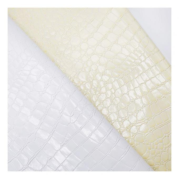 Da bóng cao cấp Vân đá PVC Giả da Họa tiết Động vật Giày Túi và Túi Vải Giả da 13