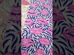 Nhập màu hồng Ngày Valentine tình yêu hôn Gretel PU Da giả mạo Cotton Velvet Dưới vải