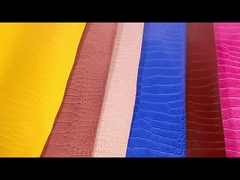 Da giả PVC vân cá sấu cho ví, hộp, giày, sổ tay, vải giả da