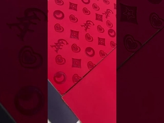 Da tổng hợp ép PU cho túi giày Bao bì tấm thảm bàn Vải da giả tổng hợp